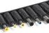 Universal 10Pcs DC 5.5x2.1mm Connectors Plug Kit, Laptop Notebook Input DC Plug Set, Female Adapter Base