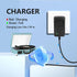 YDRANT 5V 1A 2A VSC-550BT VSC-550BT-BK 3-Speed 5v Charger for Record Player Power Cord fit for Vinyl Suitcase Turntable