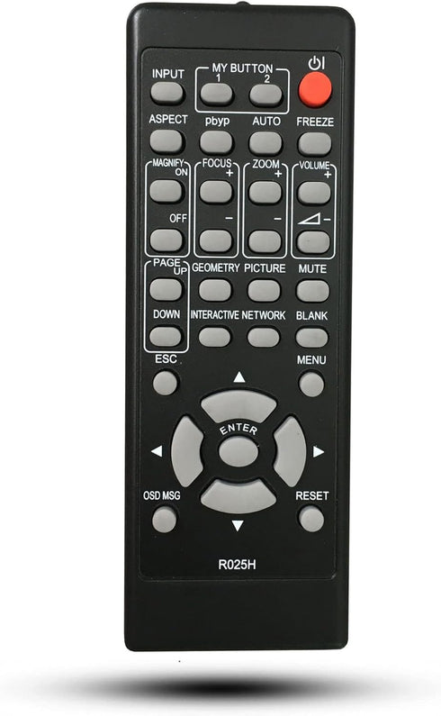 Replacement Remote Control R025H for Hitachi LCD Projector, Compatible with Multiple Projector Models