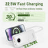 GrnOas.E 20000mAh22.5W 5 2 16/15 Plus/15 More(1 Pack,Pearl Portable Charger Fast Charging Power Bank, Cell Phone