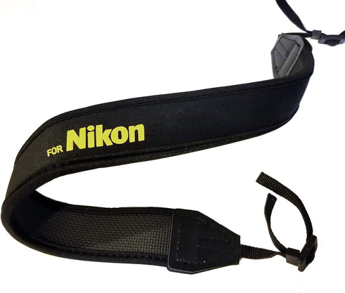 Fotasy Professional Neoprene Neck Strap for Nikkor Cameras, Compatible with Nikon D5 D4 D3 DS850 D810 D800 D750 D7500