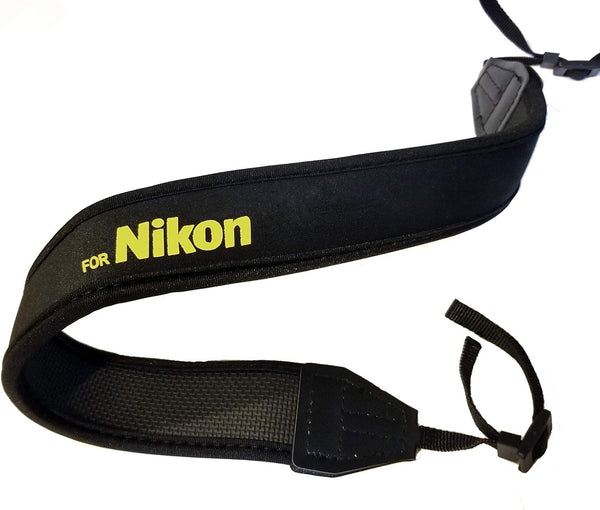 Fotasy Professional Neoprene Neck Strap for Nikkor Cameras, Compatible with Nikon D5 D4 D3 DS850 D810 D800 D750 D7500