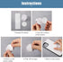 65 Pieces Sublimation Phone Holders, Collapsible Phone Grip Holder Adhesive Finger Stand Brackets for Smartphones