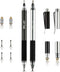 ELZO 3 in 1 Stylus, Disc Stylus Touch Screen Pens and Gel Pen Combo, 2 Pcs with 6 Replacement Tips for All Touch