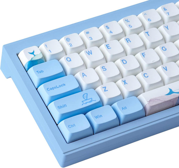 Hyekit PBT Keycaps 137 Keys Melody of The Sea Keycap Set Dye-Sublimation Cute