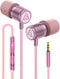 LUDOS ULTRA Wired Earbuds - in-Ear Headphones with Microphone, Noise Isolating Ear Buds, Memory Foam for iPhone,