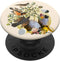 PopSockets PopGrip: Swappable Grip for Phones & Tablets - Vintage Birds Flowers Leaves Abstract Pattern