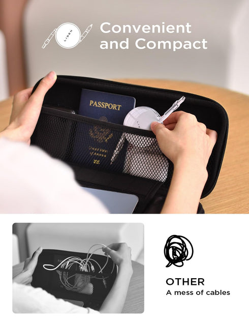 LISEN 5-in-1 Retractable Charging Cable - 60W USB-C/A for iPhone, iPad, Samsung, and more. Fast charge your devices!