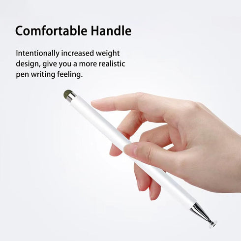 Stylus Pens for Touch Screens, 2 in 1 Disc & Fiber Tip Stylus Pen with Magnetic Adsorption, Compatible with All Touch