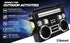 Supersonic SC-1097BT Portable 3 Band Radio with Bluetooth, Flashlight, MP3 Playback