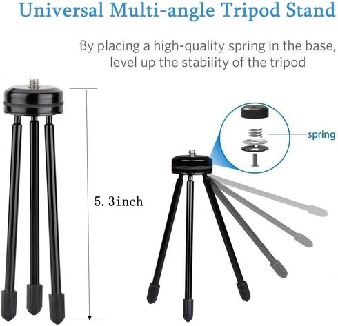 Telescopic Selfie Stick VVHOOY 11-37 inch Extendable with Tripod Adjustable Hand Grip for Action Camera