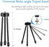 Telescopic Selfie Stick VVHOOY 11-37 inch Extendable with Tripod Adjustable Hand Grip for Action Camera