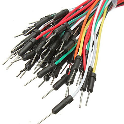 RGBZONE 130pcs Solderless Flexible Breadboard Jumper Wires Male to Male for Arduino and Robotics