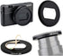 JJC Dedicated Metal Filter Adapter Lens Adapter for Sony ZV-1 II RX100 VII VI RX100M7 RX100M6 for Canon G5X Mark II Installing 52mm UV CPL ND Filter,Includes 52mm Snap-On Lens Cap & Cap Keeper String