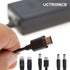 UCTRONICS PoE Splitter 5V 4A for Raspberry Pi 4 & Jetson Nano, Active PoE+ to Barrel Jack or USB-C Adapter
