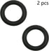 Fielect 2Pcs 3.5inch Foam Speaker Edge Surround Rings Replacement Kit for Speaker Repair, Black