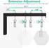 12 inch 80 lbs (PSM001XL-B), WALI Universal Projector Screen Ceiling Mount, Wall Hanging Mount L-Brackets, Adjustable