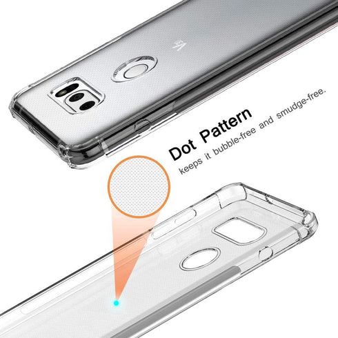 TPU Case for LG V30/V30S/V30 Plus/V30S ThinQ/V35/V35 ThinQ, Clear, Ultra Slim, Flexible Protective Cover