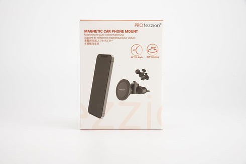 PROfezzion CD Slot & Vent Clip Combo Magnetic Phone Holder Compatible with MagSafe for iPhone 15 14 13 12 Pro Max Plus,