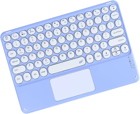 Wireless Keyboard with Touchpad, Ultra-Slim Portable Rechargeable Bluetooth Keyboard for OS Android Windows Devices
