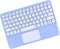Wireless Keyboard with Touchpad, Ultra-Slim Portable Rechargeable Bluetooth Keyboard for OS Android Windows Devices