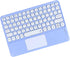Wireless Keyboard with Touchpad, Ultra-Slim Portable Rechargeable Bluetooth Keyboard for OS Android Windows Devices