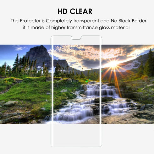 [3 Pack Galaxy Note 8 Screen Protector, Full Coverage UV Liquid Tempered Glass for Samsung Note8