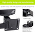 Tengsun 14-27 Inch Screens,75 100 40lb (14''-24'') Wall Mount TV Monitor Bracket with Tilts and Extends for Most LED