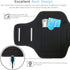 Galaxy S25 S24 Armband, JEMACHE Water Resistant Gym Running Phone Arm Band for Samsung Galaxy S25 S24 S23 S22 S21, Black