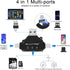 4 in 1 SD Card Reader for iPhone, iPad, Android, Mac, Portable Memory Card Reader for SD and TF Card