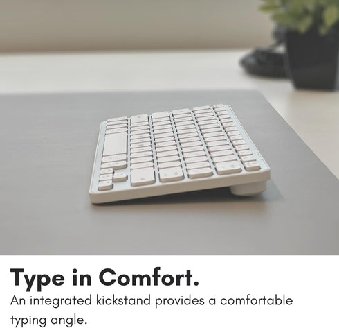 Macally Bluetooth Keyboard for Mac, Premium Multi-Device Compatible Wireless Keyboard for MacBook, iMac, Laptop, PC