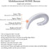 Ear Hook BT Wireless Headphone, Non Ear Plug Headset with Microphone, Single Ear Noise Cancelling Earphones for Android