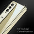 Shop Samsung Galaxy Z Fold 4 5G Clear Case with Gold Magnetic Hinge Protection, Adjustable Kickstand & Screen Protector.