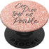 PopSockets Swappable PopGrip Con Dios Todo Es Posible Christian Woman Bible Spanish
