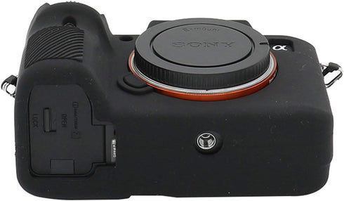 TUYUNG A7 III Silicone Case, Protective Housing Cover for Sony Alpha A7 III A7M3 Cameras, Black