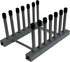 Pmsanzay Vinyl Record Storage Holder Stand, Cleaning Device Drying Rack for 12" and 7" Records, Grey