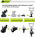 S70 Dash Cam Mount, Mirror Dash Camera Holder with 6pcs Joints for Rove APEMAN CHORTAU Roav Nexar and More
