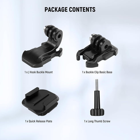 Neewer Backpack Strap Mount Adapter Kit for Peak Design Capture Clip, Quick Release Plate Compatible with Tripod
