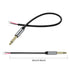 GINTOOYUN 2-Pack 6.35mm Male Plug to Bare Wire Open TRS Stereo Audio Cable Adapter - 0.3m/11in
