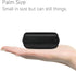 Tangseajiao 1 Pc Black Mini-Portable Hard Shell Earbuds Case, Round Earphone Carrying Case Storage Bag, Hard EVA