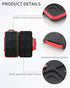 Memory Card Case, Water-Resistant Anti-Shock Holder for 12 SD SDXC SDHC + 12 Micro SD MSD TF Cards Storage Organizer