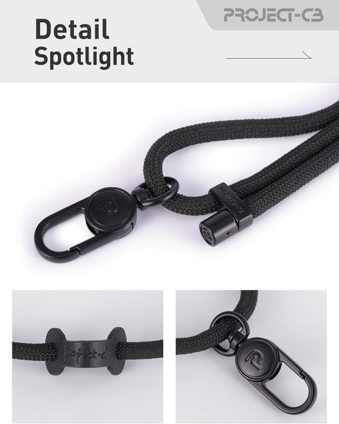 project-cb Cell Phone Lanyard, Phone Tether Tab, Adjustable Phone Crossbody Strap for Around the Neck