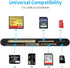 Rocketek USB3.0 7 1 USB C Multi Card Reader for SD, CF, Micro SD, XD, MS Cards - in Adapter Hub for Windows, Mac