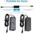 65W Type C Charger Adapter for Samsung Galaxy Book Pro 360 NP950QDB NP930QDB NP935QDC, 15.6 & 13.3 USB C Power Supply