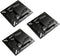 FOMIYES 3pcs Metal Tv Stand Replacement Base for 14-24 Inch LCD Tv Wall