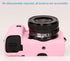 Pocoukate Case for Sony Alpha A6400, A6300, A6100, Soft Silicone Protective Cover Skin with Screen Protector