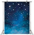 Mocsicka Starry Night Backdrops, Blue Night Sky Photo Background Birthday Party Banner Supplies 5x7ft Vinyl