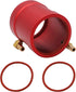 Treehobby 36mmx50mm 36-Series Aluminum RC Model Boat Motor Water Cooling Jacket with Inlet & Outlet Fittings Heatsink