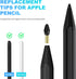 Black Replacement Tips for JAMJAKE K10 Stylus Pen (4 Pack)