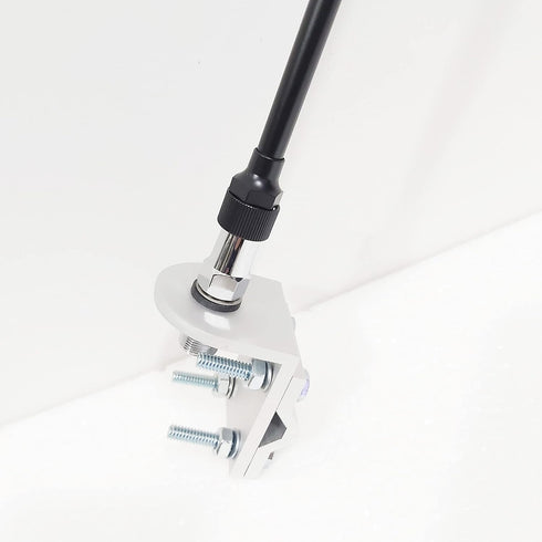 Double Groove Antenna Mirror Mount, CB Radio Antenna Mount with SO239 Stud